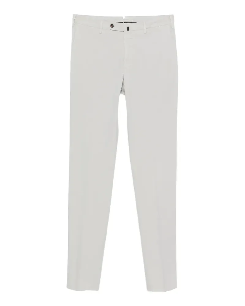 Incotex slim-fit pressed-crease trousers - Grau Grau