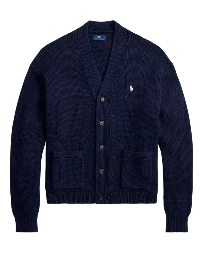 Ralph Lauren Cardigan mit Logo-Stickerei - Blau Blau
