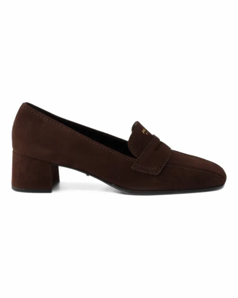 Prada Loafer aus Wildleder - Braun Braun