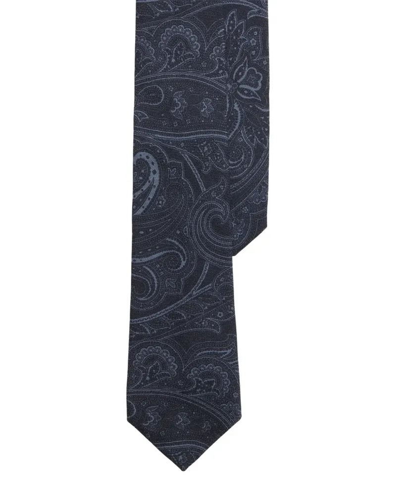 Ralph Lauren Krawatte mit Paisleymuster - Blau Blau
