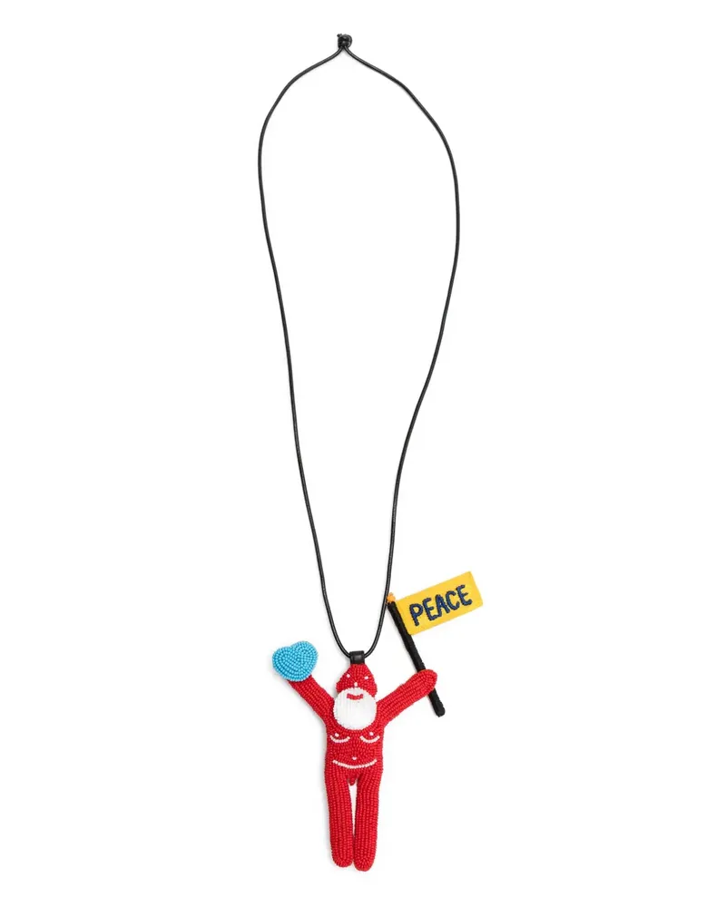 Walter van Beirendonck Peace Halskette - Rot Rot