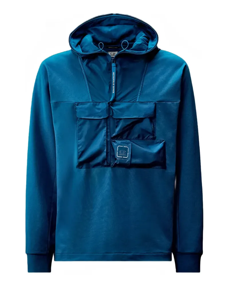 C.P. Company Hoodie mit Reißverschluss - Blau Blau