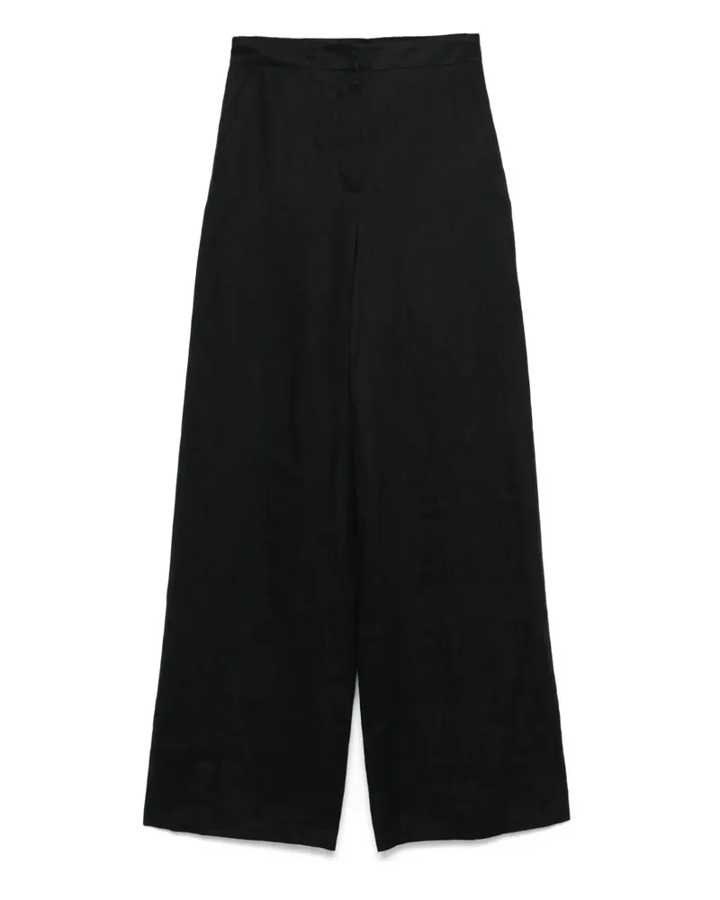 Max Mara Garibo Palazzohose - Schwarz Schwarz
