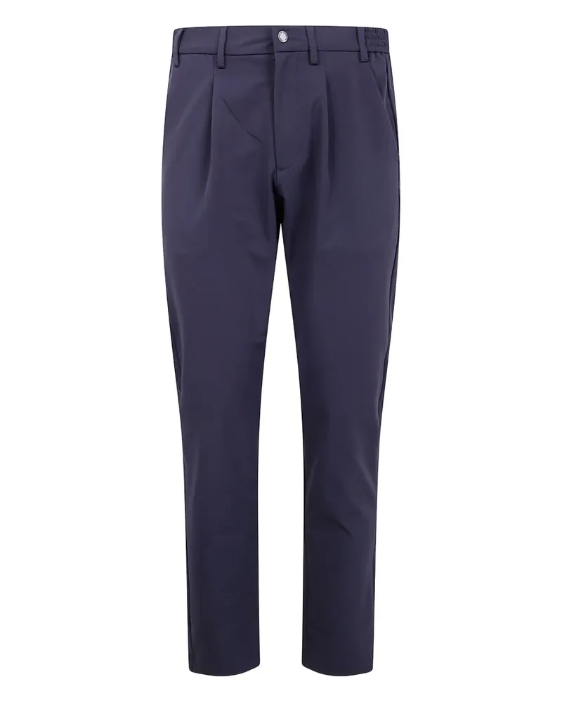 People of Shibuya Kobra Hose mit Falten - Blau Blau
