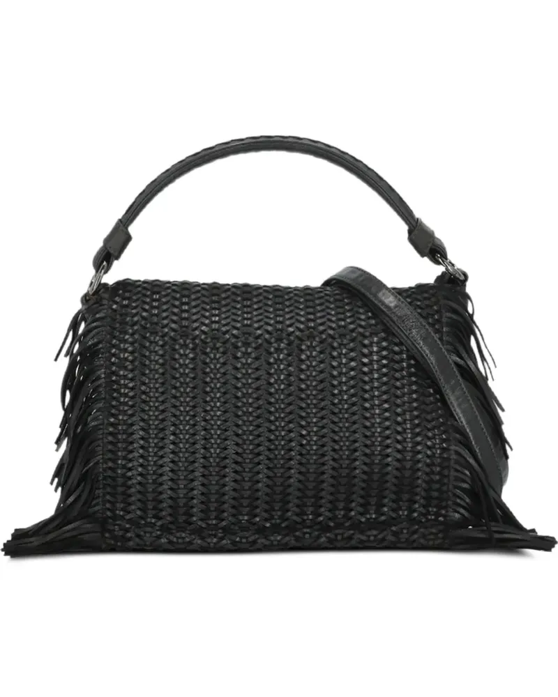 Reptile's House Geflochtener Vasia Tote Bag - Schwarz Schwarz