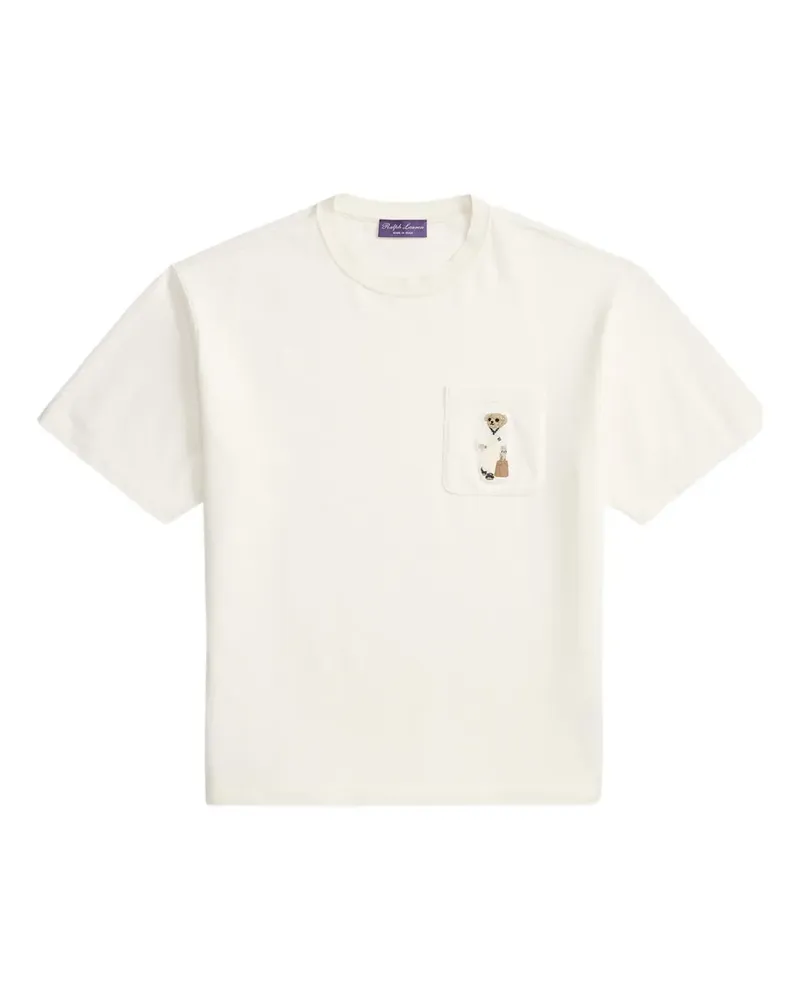 Ralph Lauren T-Shirt mit Taschendetail - Weiß Weiß