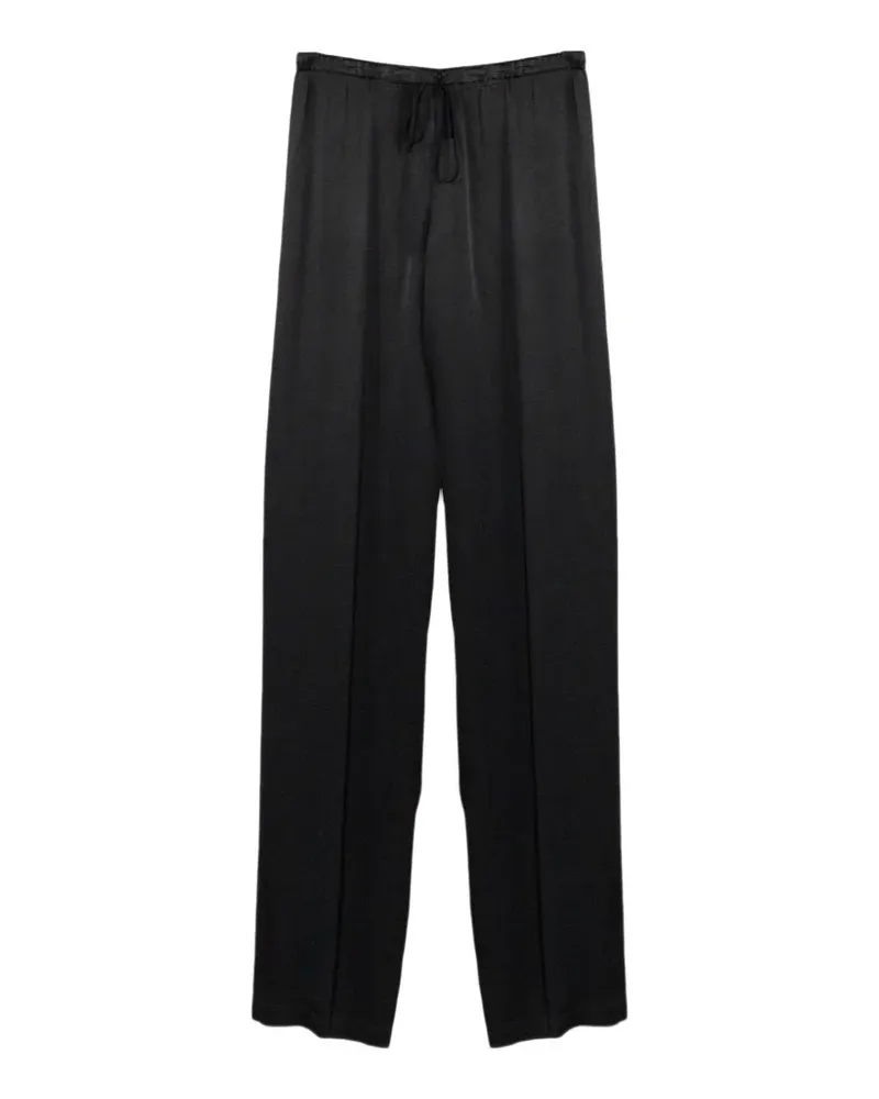 Semicouture elasticated drawstring trousers - Schwarz Schwarz