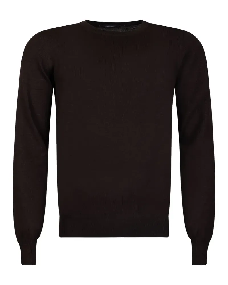Tagliatore Pullover mit Rundhalsausschnitt - Braun Braun