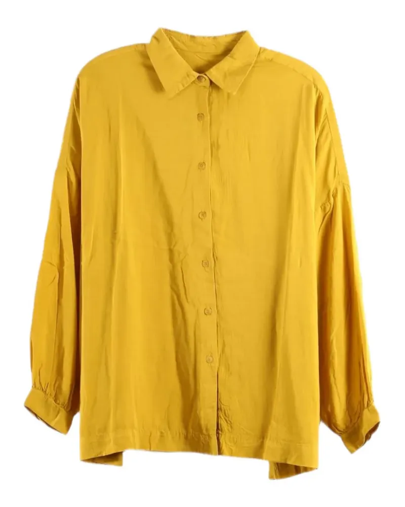Casey Casey Squarbi button-up long-sleeve shirt - Gelb Gelb