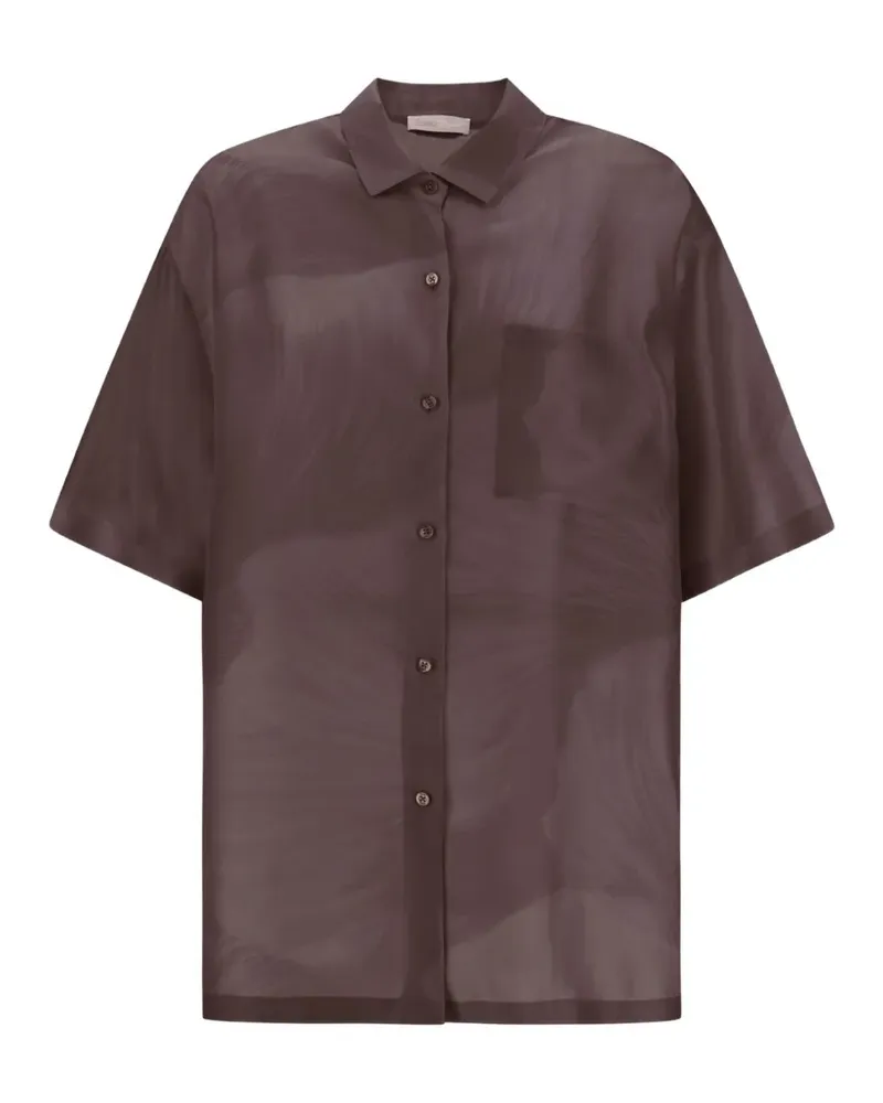 Herno Resort floral-print silk shirt - Violett Violett