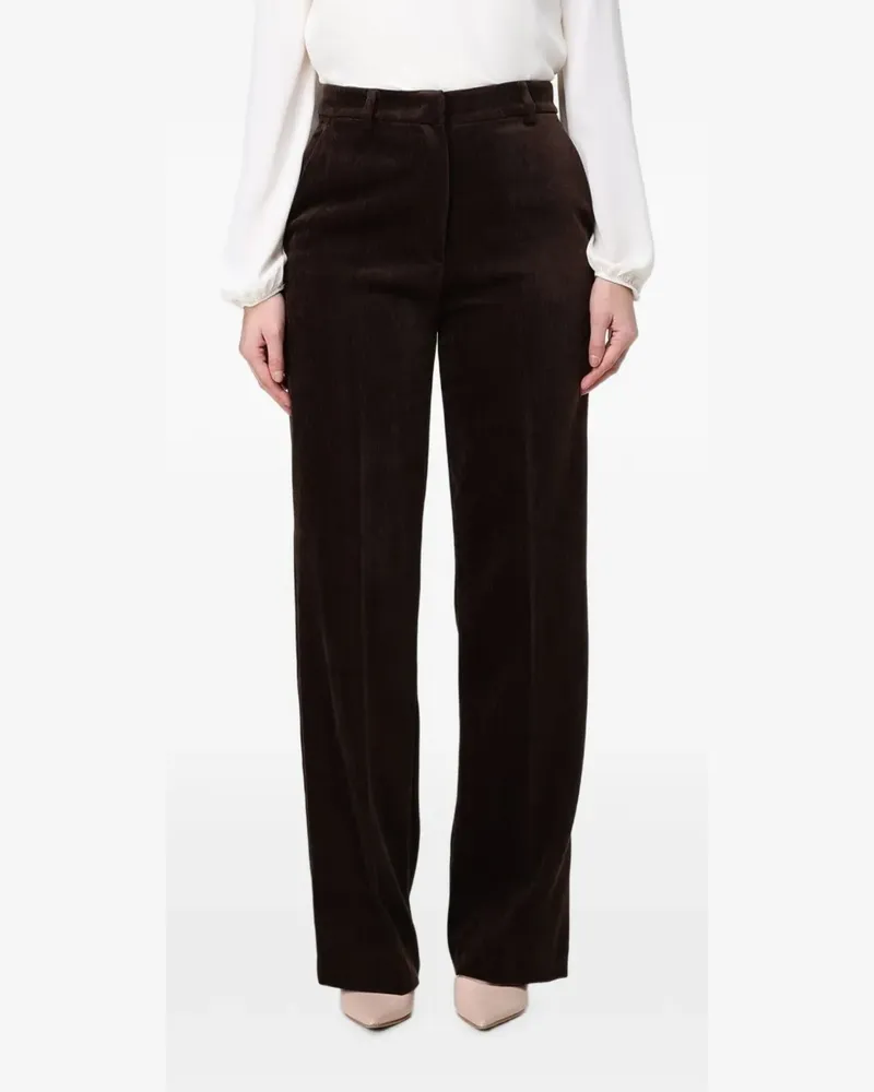 Hanita Cordhose mit weitem Bein - Braun Braun
