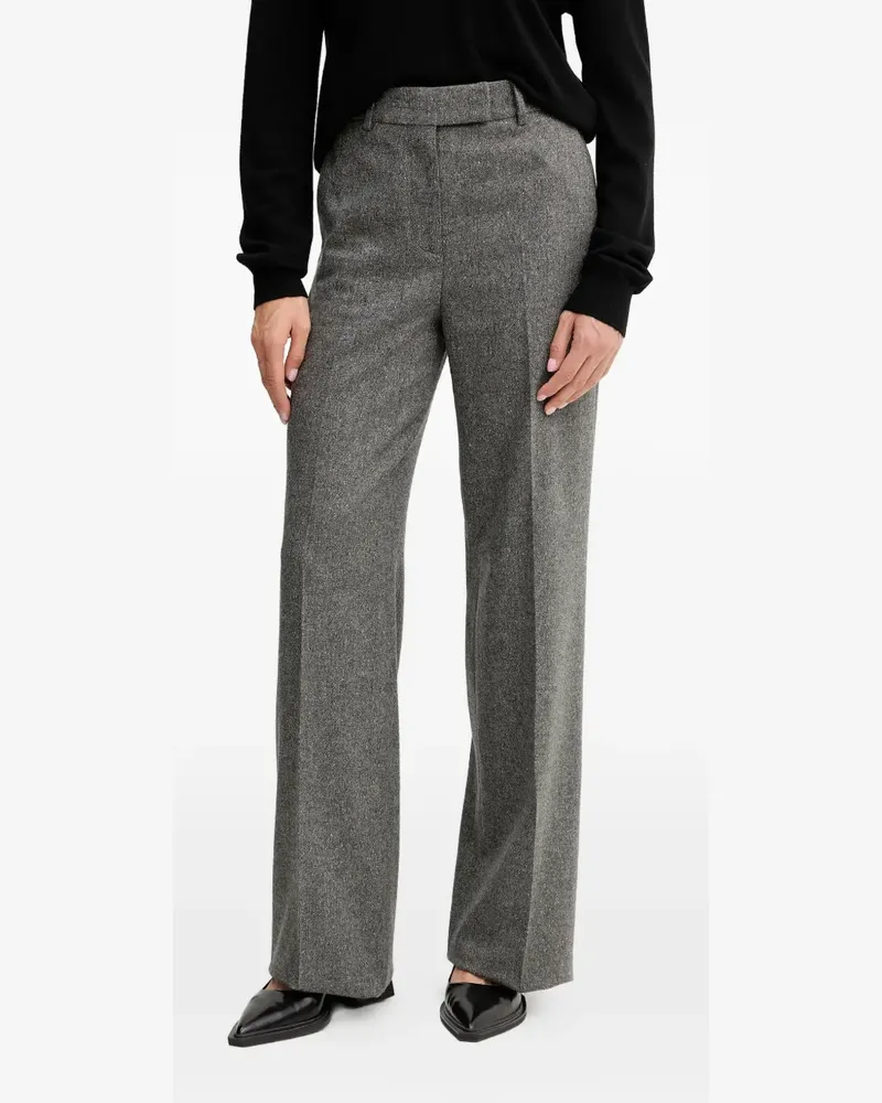 Iceberg wide-leg pressed crease trousers - Grau Grau