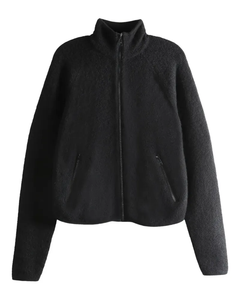 Frenckenberger high-neck zip-up jacket - Schwarz Schwarz