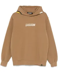 BARROW Hoodie mit Logo-Print Braun