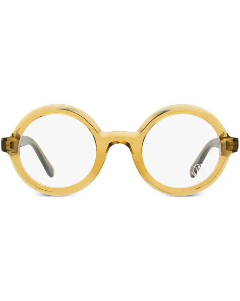 Moncler ML5194 Brille mit rundem Gestell - Braun Braun