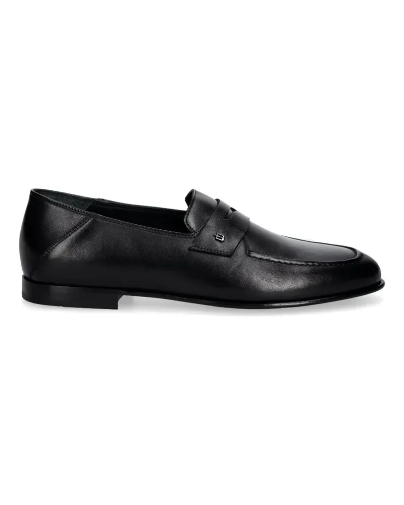 Baldinini Penny-Loafer mit mandelförmiger Kappe - Schwarz Schwarz