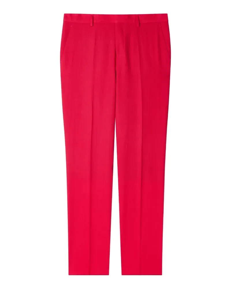 Paul Smith Tapered-Hose aus Leinen - Rot Rot