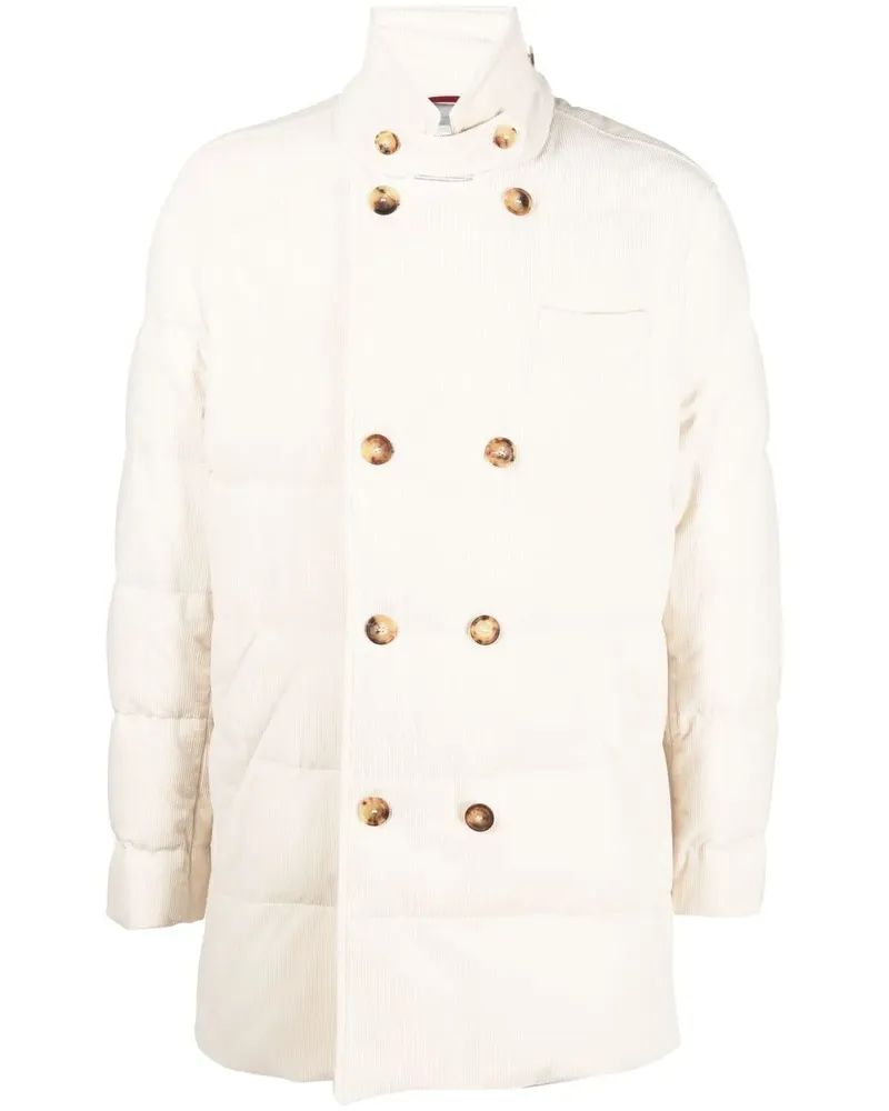 Brunello Cucinelli Gefütterte Cabanjacke - Nude Nude