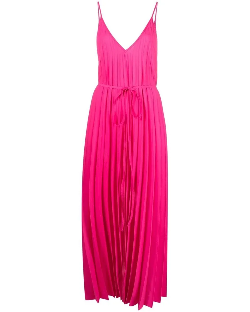 P.A.R.O.S.H. Palmer Maxikleid - Rosa Rosa