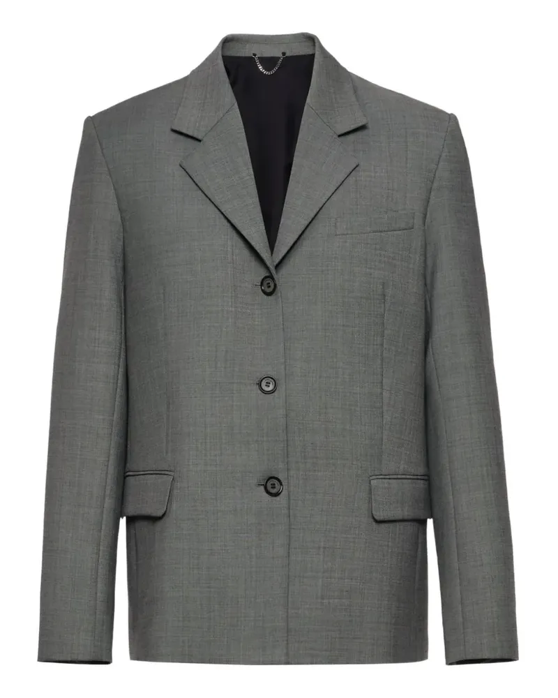 Magda Butrym Blazer mit fallendem Revers - Grau Grau