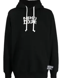 Izzue x Neighborhood Sweatshirt mit Kordelzug Schwarz