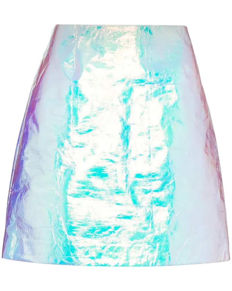 Sies Marjan Schimmernder Minirock - Metallic Metallic