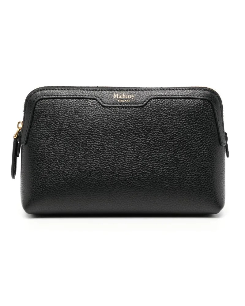 Mulberry Portemonnaie mit Logo-Prägung - Schwarz Schwarz
