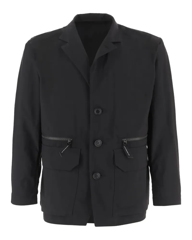 and wander zip pocket blazer - Schwarz Schwarz