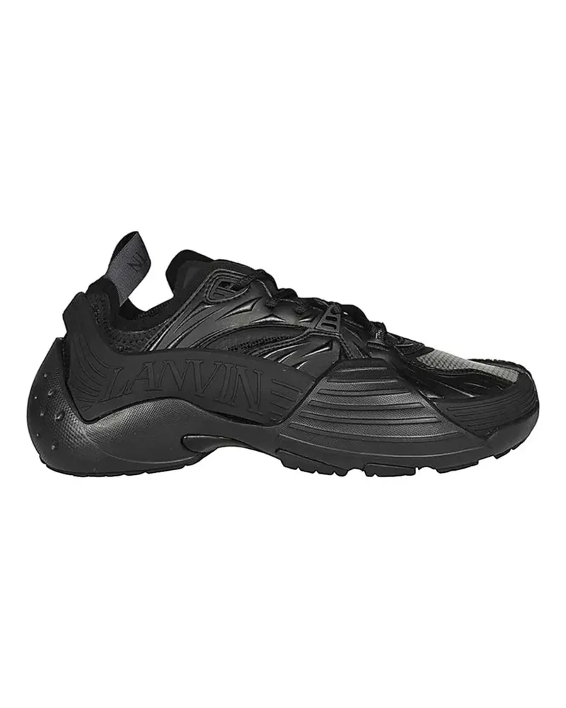 Lanvin Flash-X panelled mesh sneakers - Schwarz Schwarz