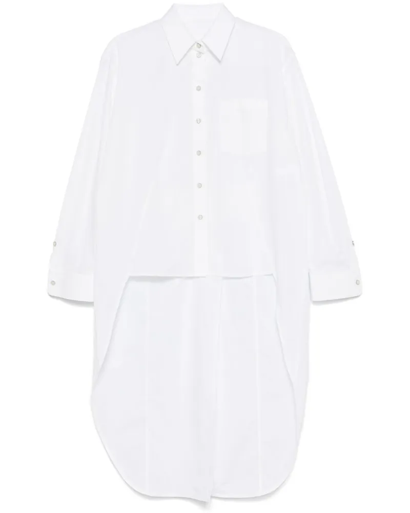 Helmut Lang Apex Tail Hemd - Weiß Weiß