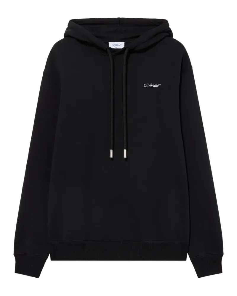 OFF-WHITE Hoodie mit Logo-Print - Schwarz Schwarz