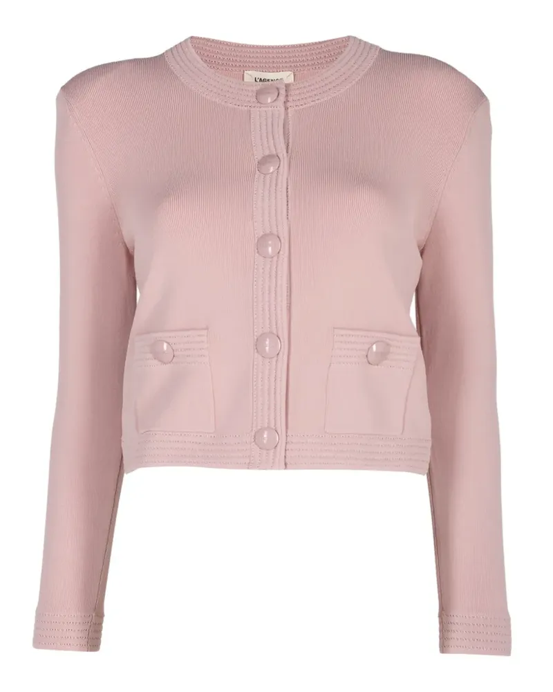 L'Agence Patsy cropped cardigan - Rosa Rosa