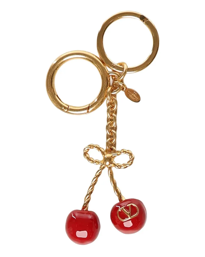 Valentino Garavani cherry keychain - Rot Rot