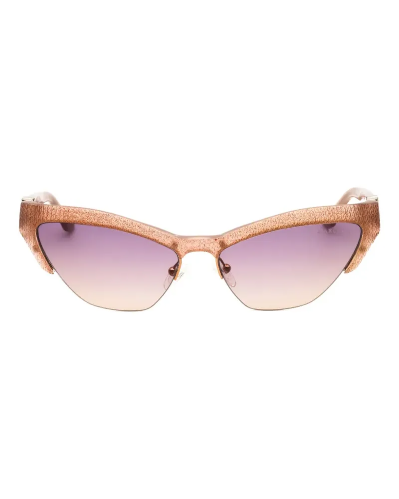 MARCIANO Los Angeles glitter-effect cat-eye sunglasses - Gold Gold