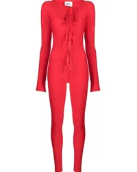 ATU Body Couture Catsuit mit Satin-Finish Rot