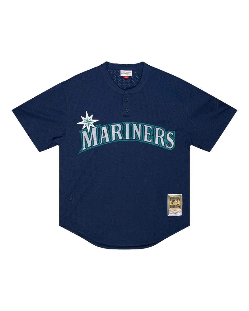 Mitchell & Ness MLB Angels 1984 Reggie Jackson T-Shirt - Blau Blau