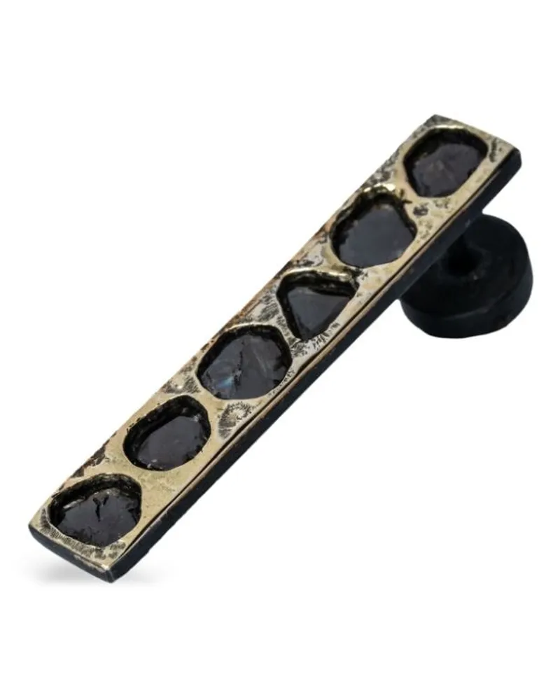 Parts Of Four Ohrring in Stabform mit Diamant - Silber Silber