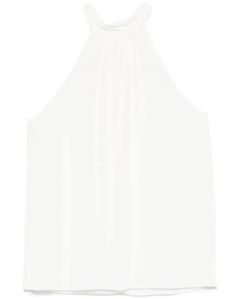 Patrizia Pepe Top mit Neckholder - Weiß Weiß
