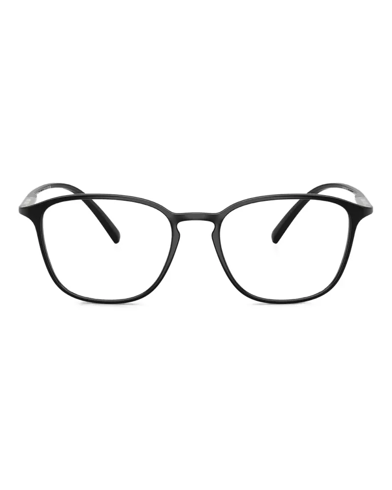 Giorgio Armani round frame glasses - Schwarz Schwarz