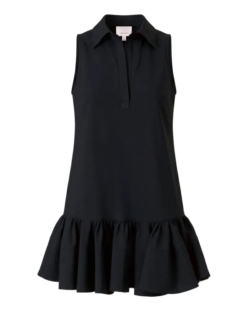 Cinq à Sept Ärmelloses Rayne Minikleid - Schwarz Schwarz
