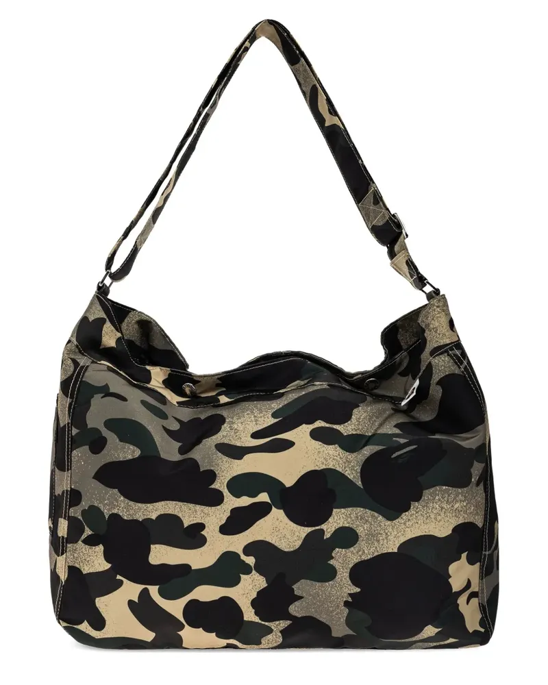 BAPE Tote Bag mit Camouflage-Print - Braun Braun