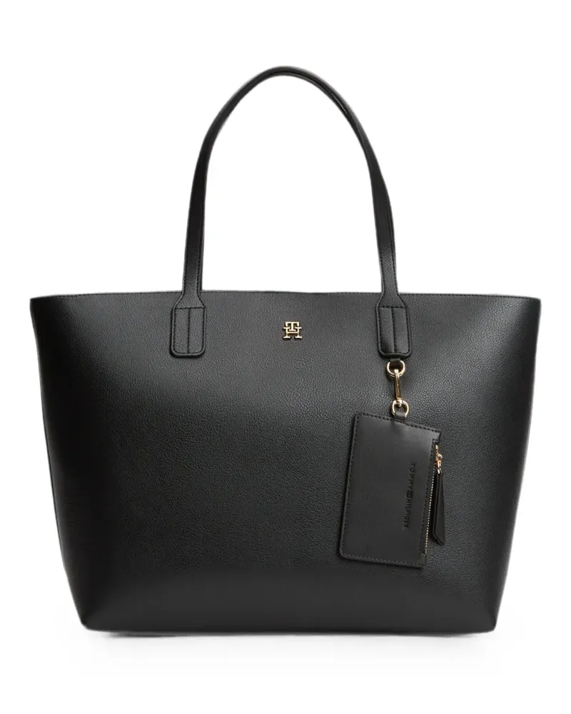 Tommy Hilfiger logo-plaque shoulder bag - Schwarz Schwarz