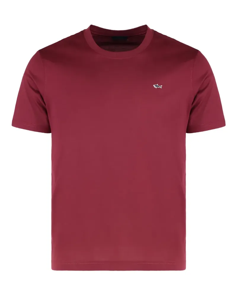 Paul & Shark T-Shirt mit Rundhalsausschnitt - Rot Rot
