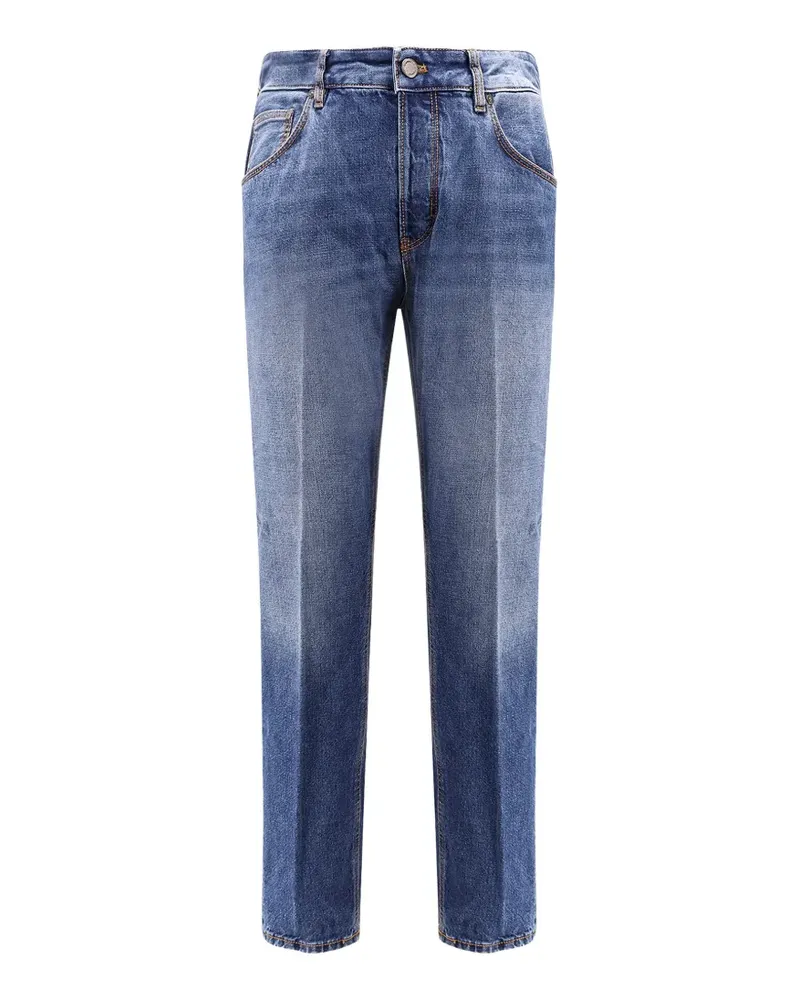 PT TORINO Reggae Tapered-Hose im Five-Pocket-Design - Blau Blau