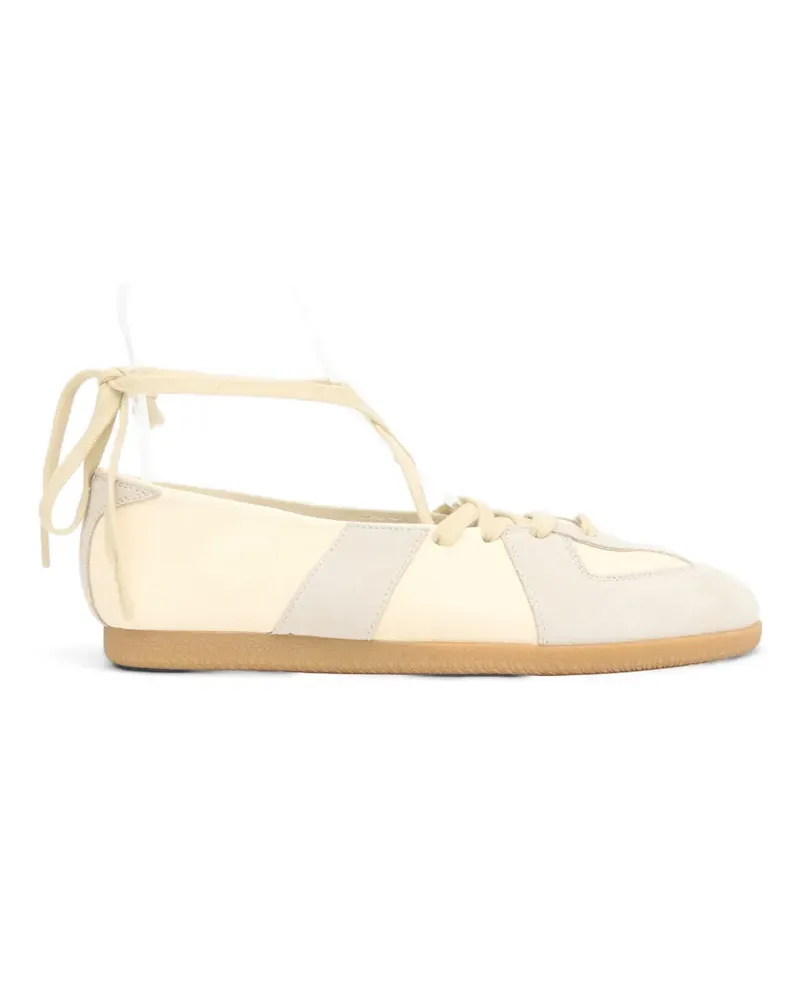 Maison Margiela Replica panelled ballet flats - Weiß Weiß
