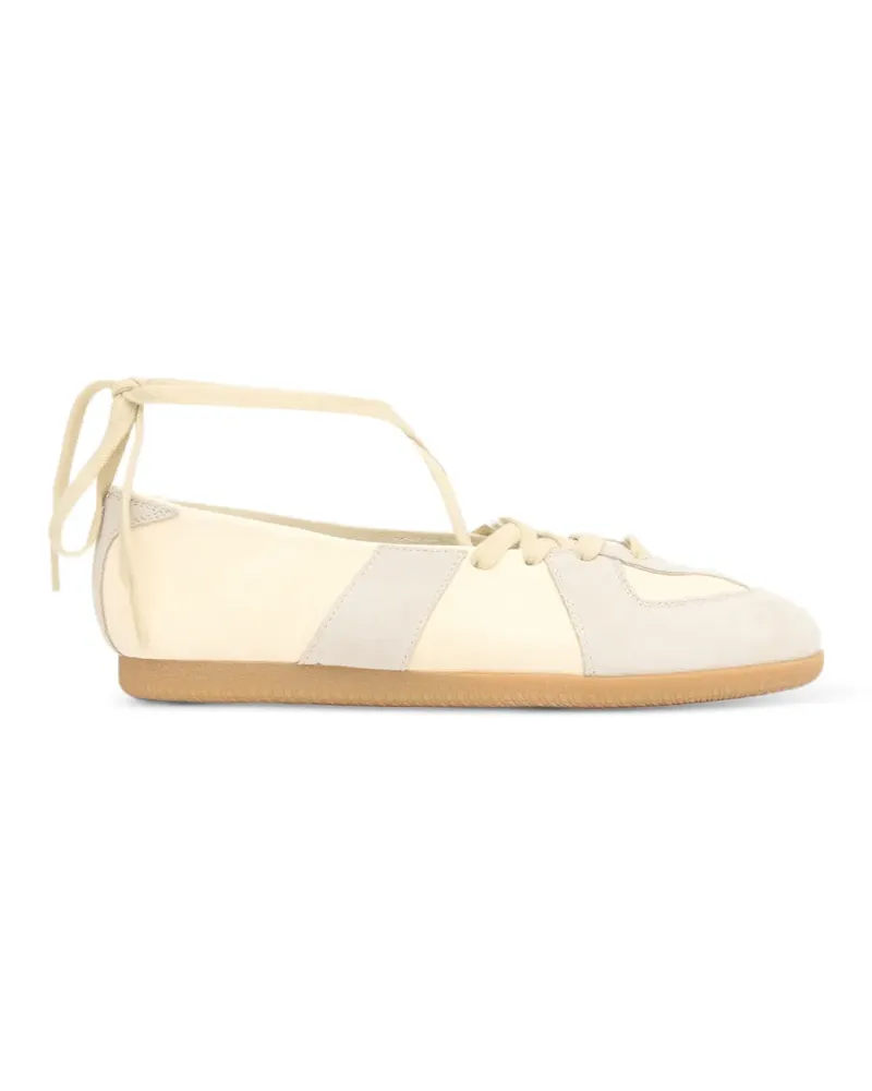 Maison Margiela Replica panelled ballet flats - Weiß Weiß