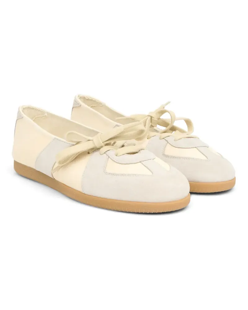 Maison Margiela Replica panelled ballet flats - Weiß Weiß