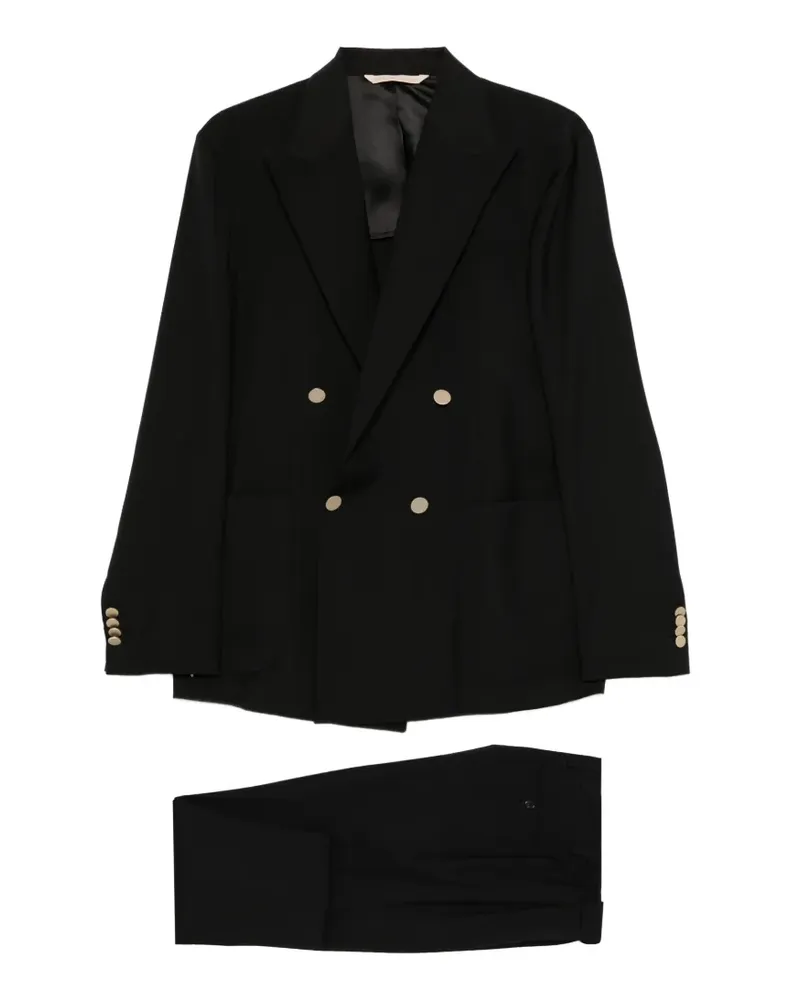 Briglia 1949 double-breasted suit - Schwarz Schwarz