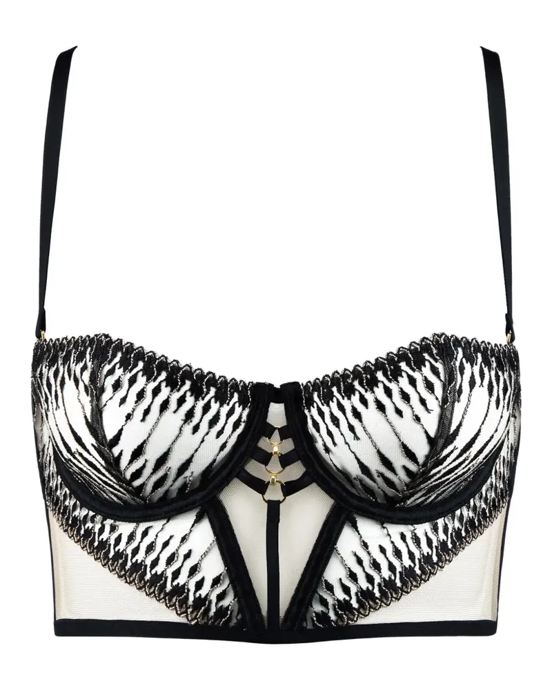 Aubade Besticktes Voodoo Kiss Camisole - Schwarz Schwarz