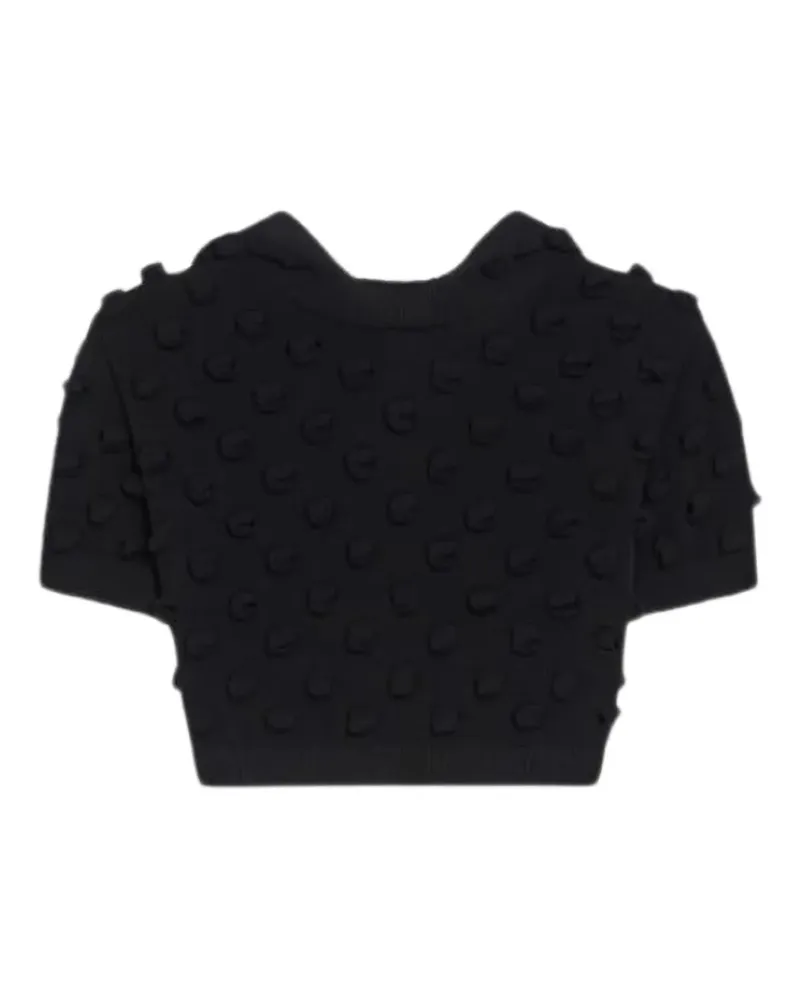 SPORTMAX Top mit Applikationen - Schwarz Schwarz